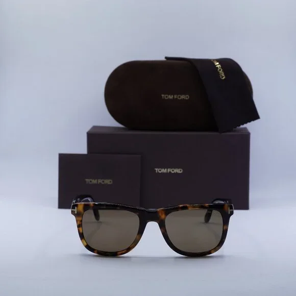 NEW TOM FORD LEO FT0336 55J SUNGLASSES